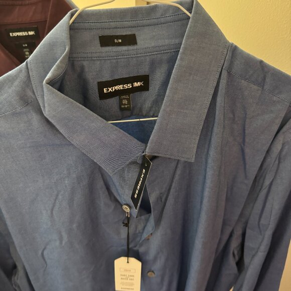 Men's Express Long Sleeve Shirts - Bundle of 9 - Picture 4 of 12